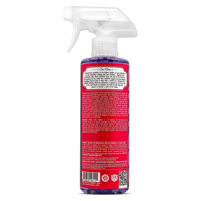 Chemical Guys HydroView Ceramic Glass Cleaner & Coating 450ml