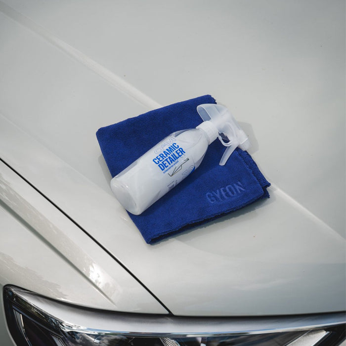 Gyeon Q2M Ceramic Detailer On Buffing Cloth - Available At R44 Detailing